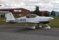 OY-RVA p Roskilde Lufthavn