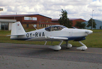 OY-RVA p� Roskilde Lufthavn