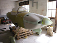 OY-RVS Montering af motorcowling og canopy