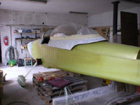 OY-RVS Montering af motorcowling og canopy